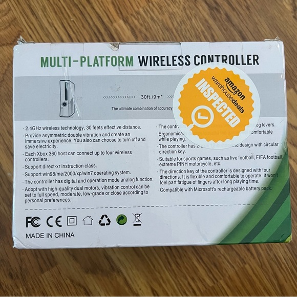 New in box Multi platform wireless controller supports X Box 360/PC and Android - Picture 2 of 3